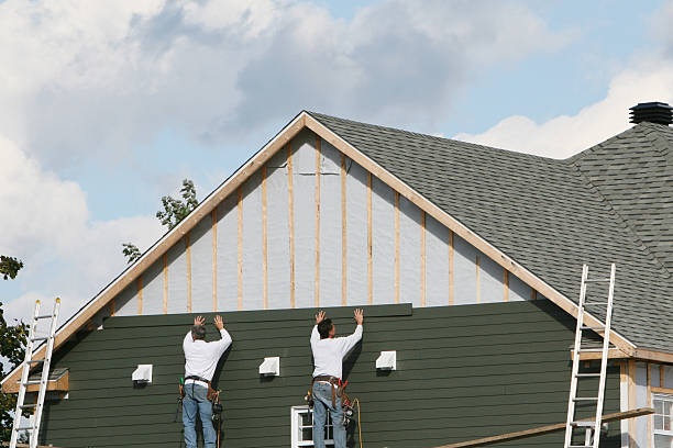 Professional Siding technician working in Marshall, MN